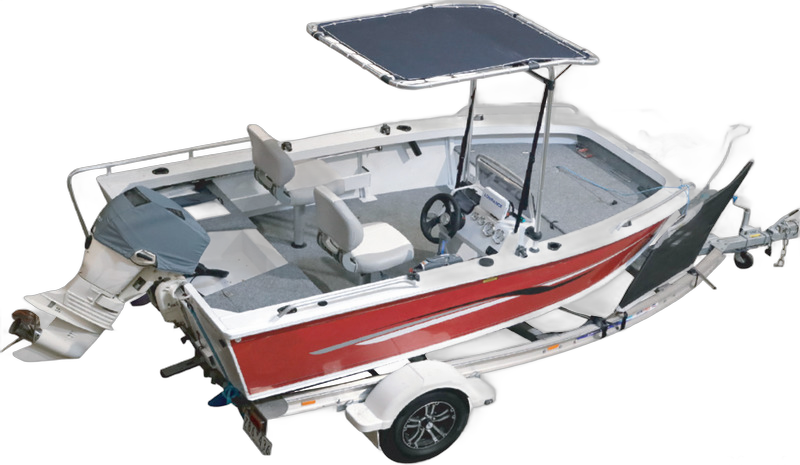 Seagull T-Top retrattile in alluminio