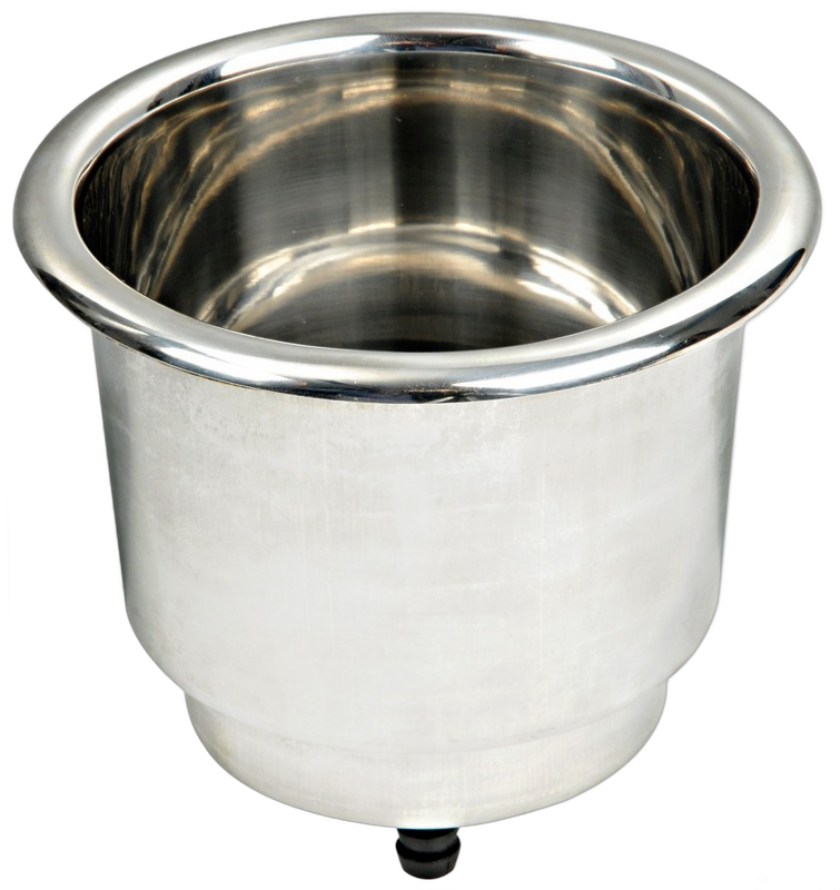 Portabicchieri in acciaio inox Delux