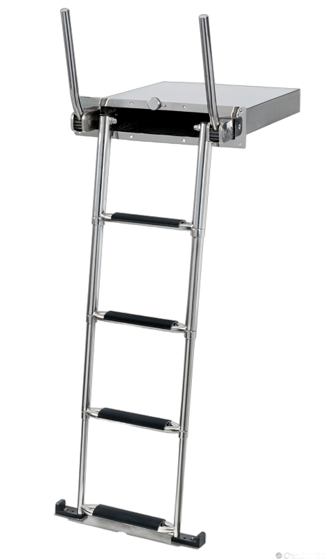 Scaletta telescopica EasyUp da incasso con maniglie