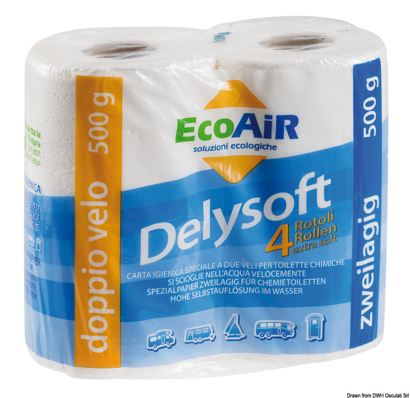 Carta da Toilette idrosolubile Delysoft