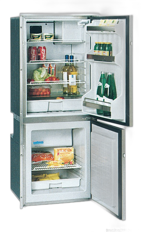Frigorifero ISOTHERM frontale Inox - scomparto doppio