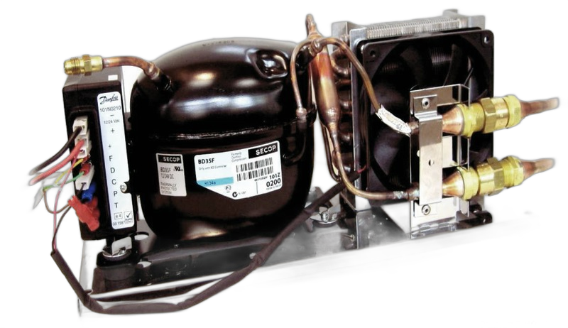Unità refrigerante ISOTHERM by Indel Webasto Marine Secop completa di evaporatore ventilato VE150