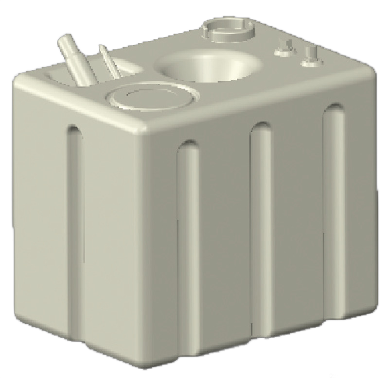 Serbatoio carburante in polietilene reticolato