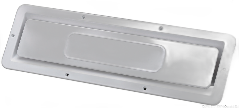 Presa aria per locale motori in ABS bianco resistente UV