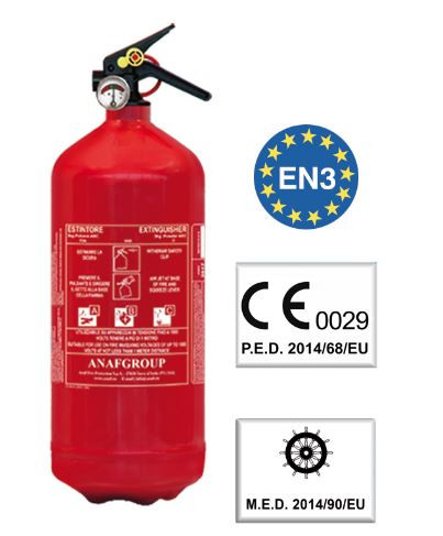 Estintore Med con Manometro KG.2 Abc