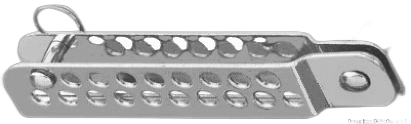 Landa piegata con doppia foratura