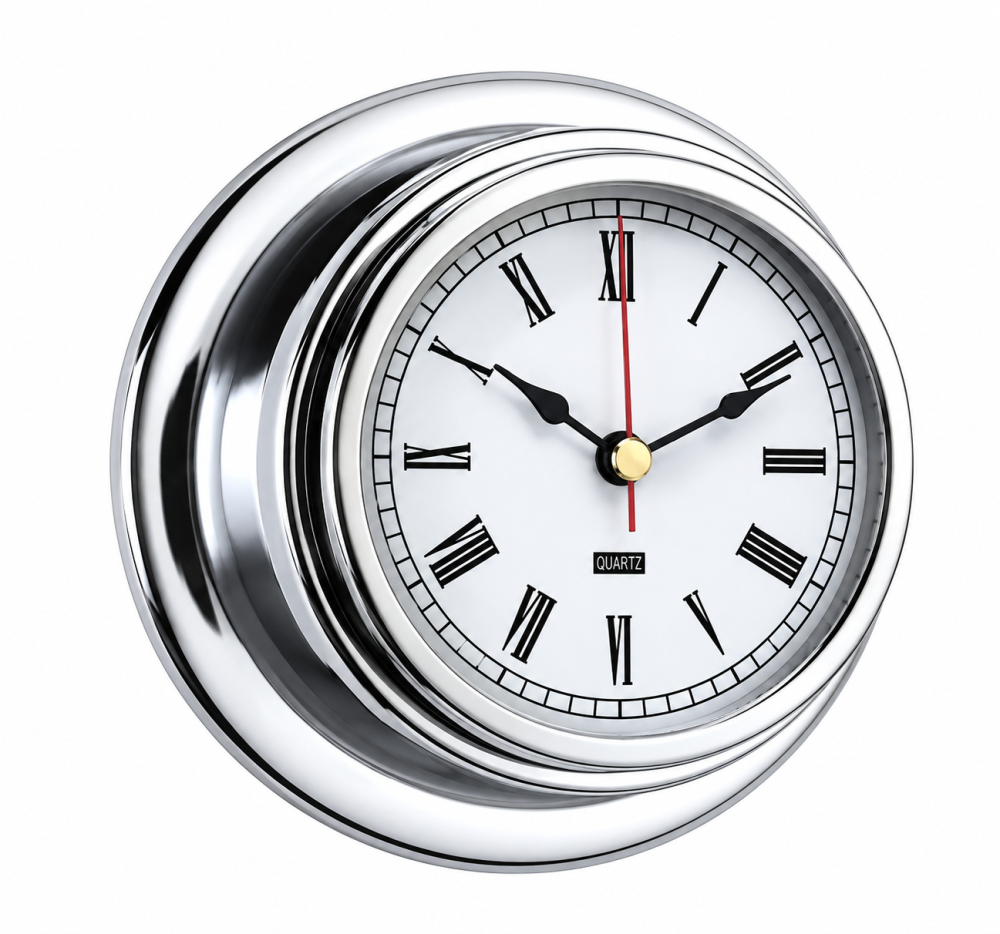 OROLOGIO PEGASUS 95 OTTONE CROMATO D.95 MM