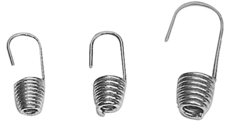 Gancio e graffa ad anello in acciaio inox