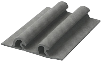 Profilo paraspruzzi doppio in EPDM