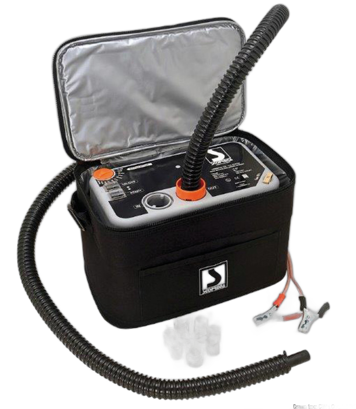 Gonfiatore elettrico per gommoni BRAVO Turbo Max