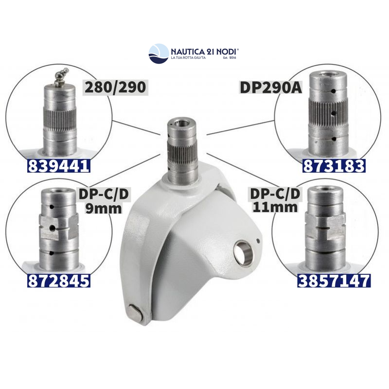FORCELLA STERZO PER PIEDE POPPIERO VOLVO PENTA 3857147