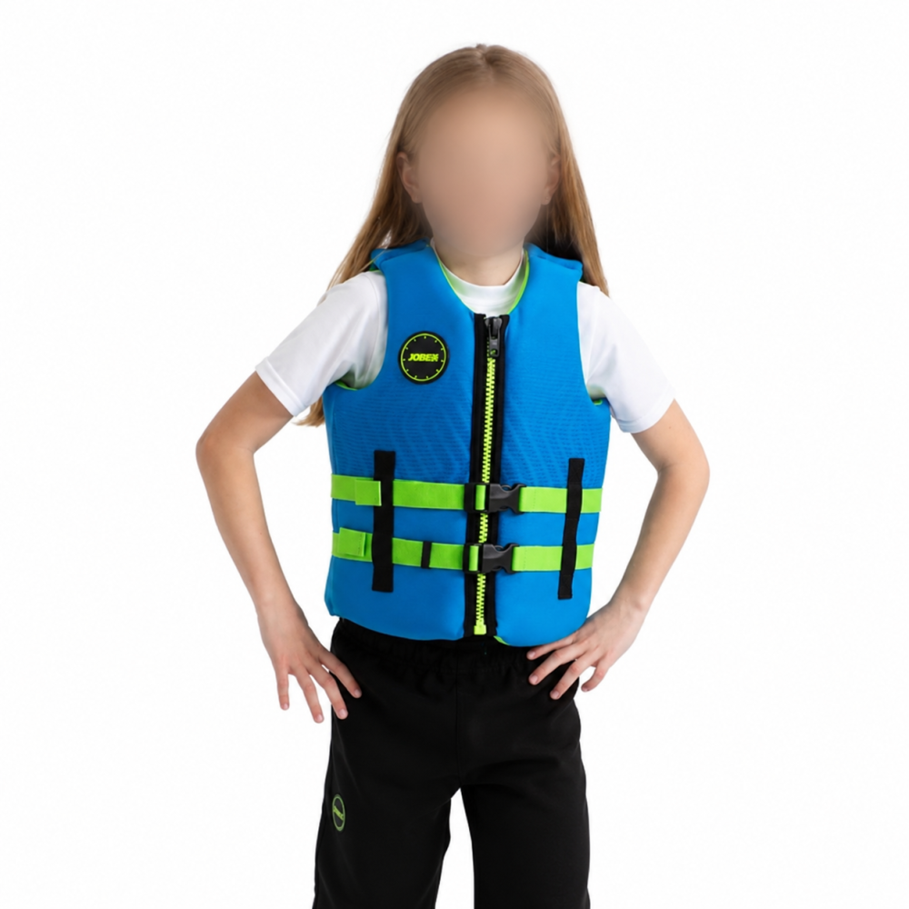 GILET JOBE IN NEOPRENE - Young - Blu