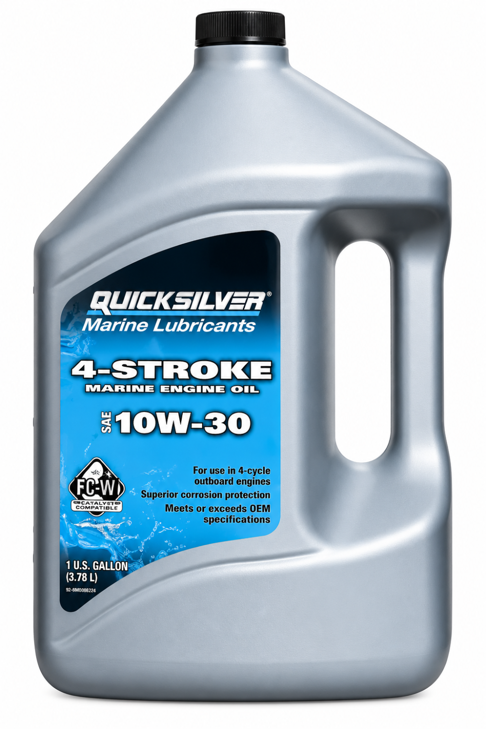 Olio Quicksilver per Fuoribordo 4 Tempi Sae 10 W - 30 4L